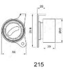 ASHIKA 45-02-215 Tensioner, timing belt